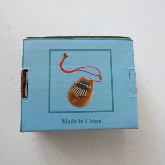 New Mini Kalimba 8 Key Thumb Piano 1 Pack Water Drop Style Instrument Portable - Picture 7 of 8